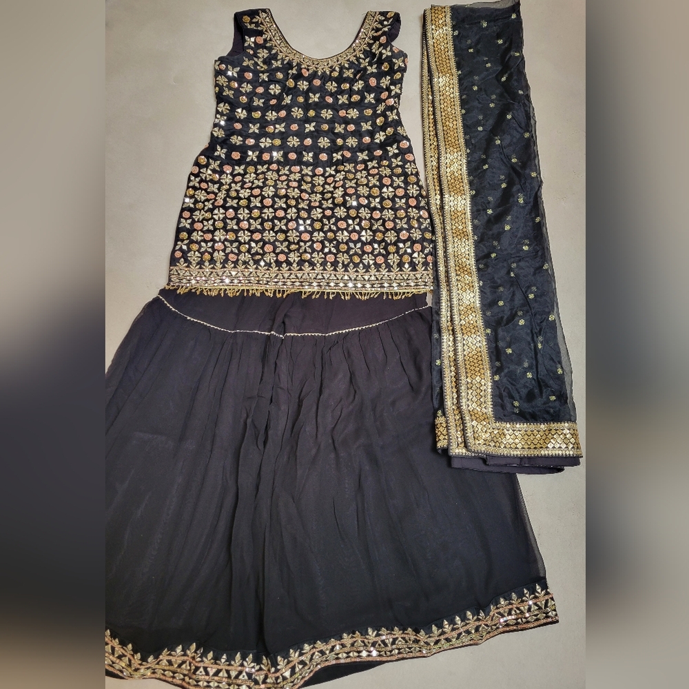 Indian 3 Piece Sharara Suit